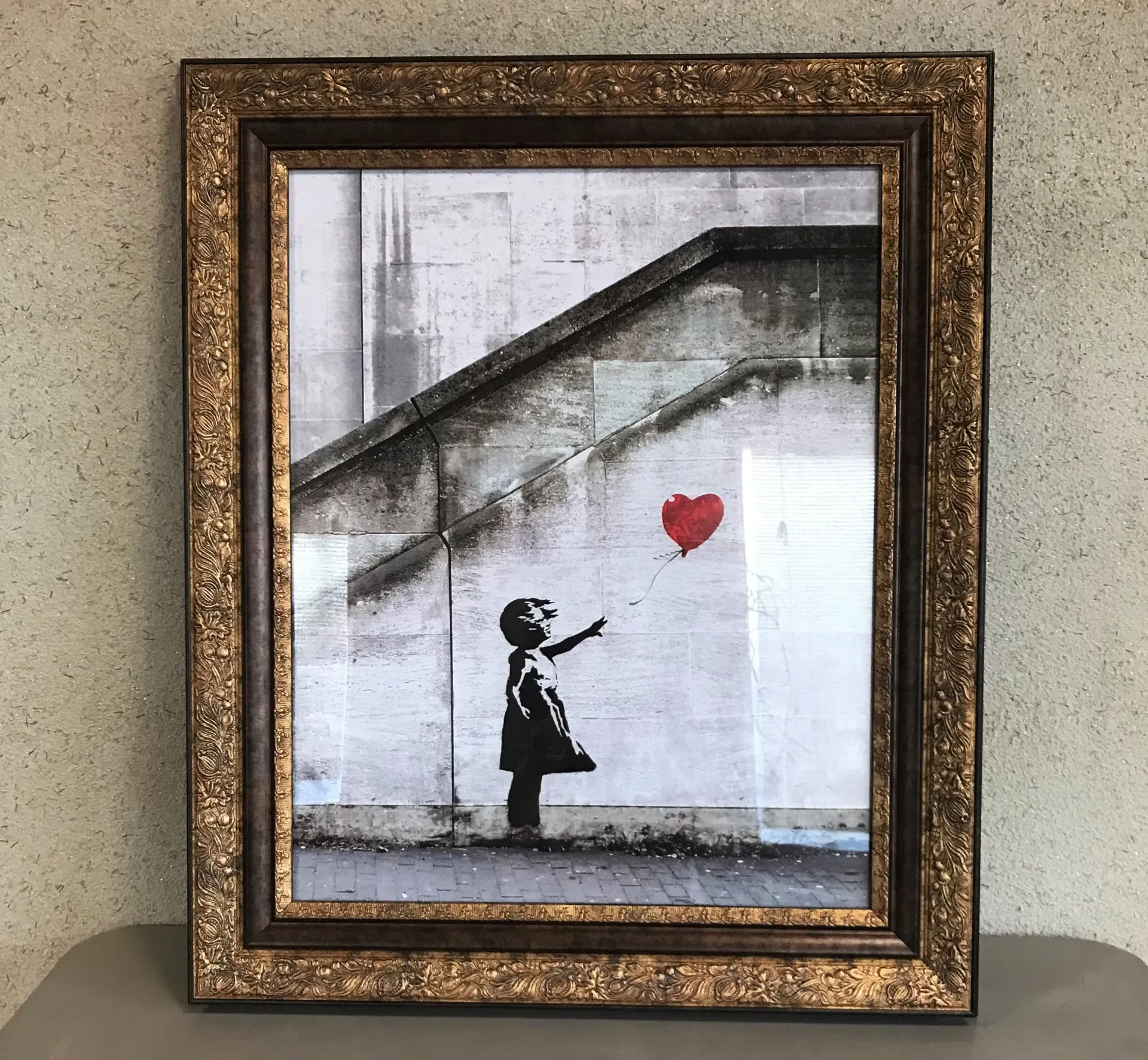 アートフレーム バンクシー Banksy Love is in the Bin (Limited 